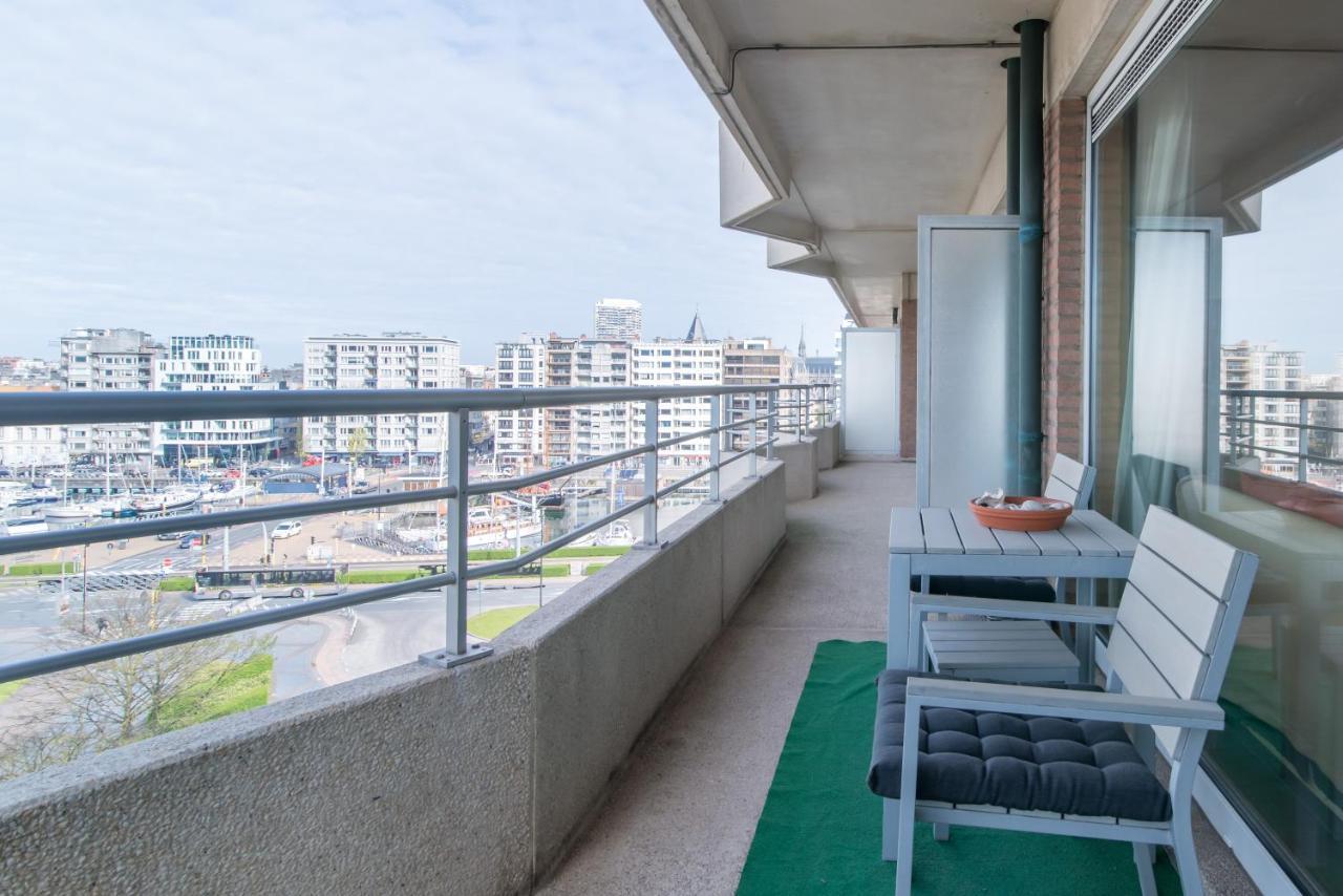 Zongericht Appartement Met Zicht Op De Jachthaven Ostende Exterior foto